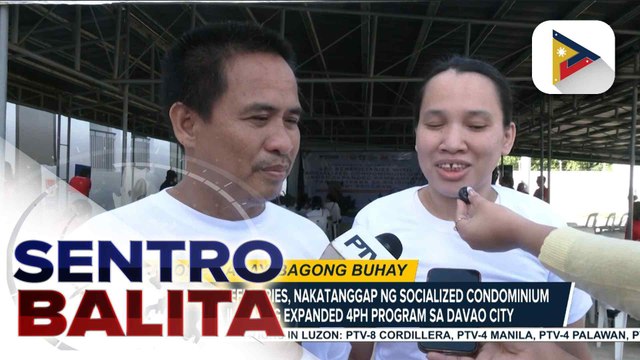 Ilang 4Ps beneficiaries sa Davao City, condominium unit owners na sa tulong ng Expanded 4PH Program ng pamahalaan | ulat ni JC Aliponga - PTV Davao