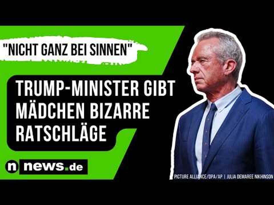 Robert F. Kennedy Jr.: 'Nicht ganz bei Sinnen' -  plötzlich gibt er Mädchen bizarre Ratschläge