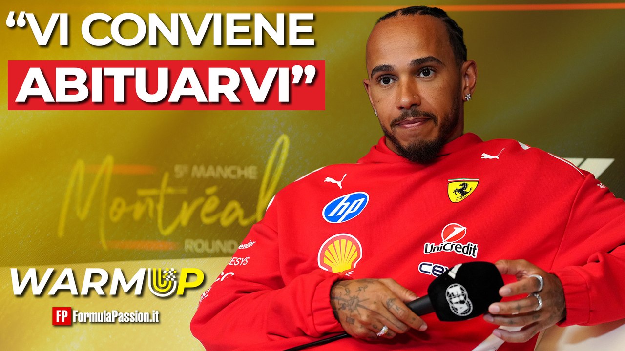 STATE COMODI, HAMILTON NON SI RITIRA | WarmUp F1 211 - 22/5