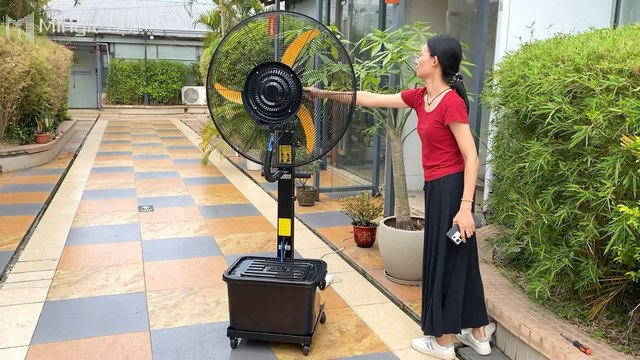 Mingletec 26 30 inch BLDC industrial mist fan #mingletec #bldc #coolingfan #mistfan #industrialfan