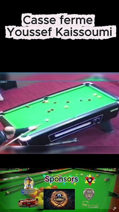 Casse ferme Youssef Kaissoumi #8ballpool #8ball #8pool #blackball #billard #pourtoi #fyp