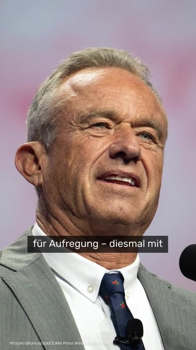 No Glomex Robert F. Kennedy Jr.: Trump-Minister 'nicht ganz bei Sinnen' -  plötzlich gibt er Mädchen bizarre Ratschläge