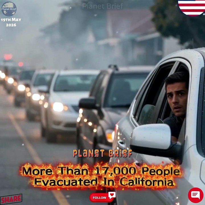 Wildfire in Simi Valley, California