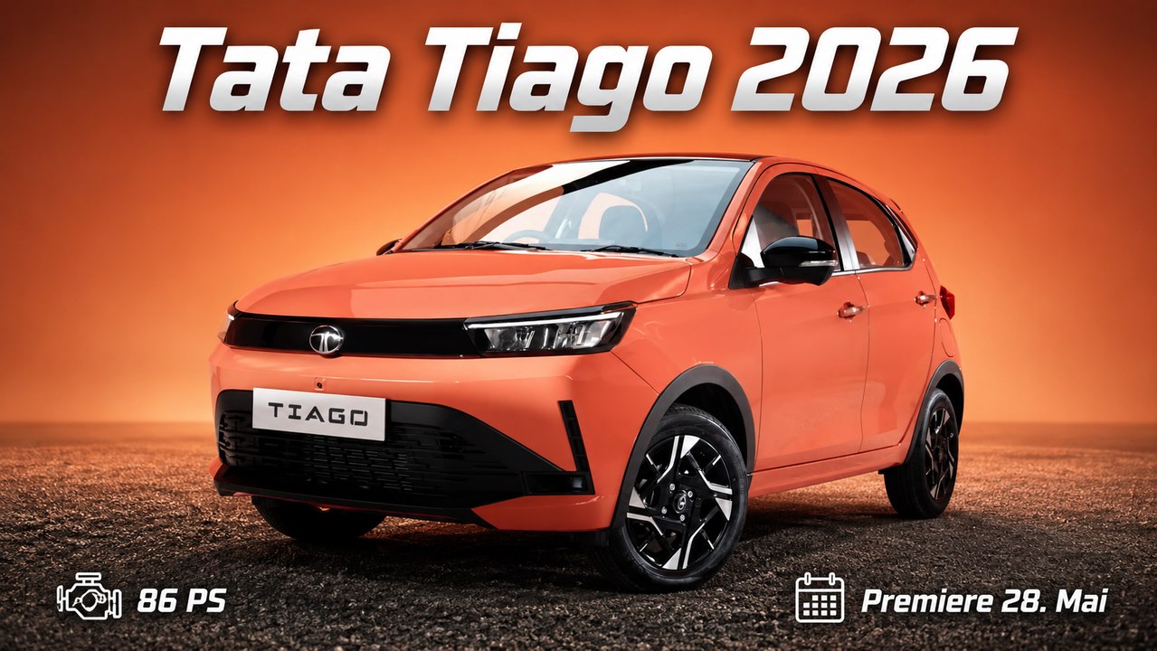 2026 Tata Tiago Facelift: Mehr Stil für Indiens günstigen Kleinwagen