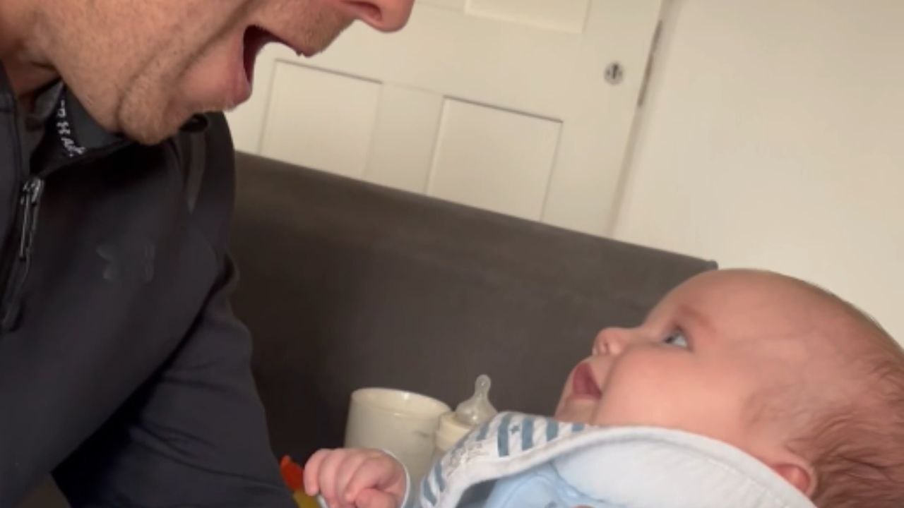 From laughter to mess: A new father's tutorial on changing diapers