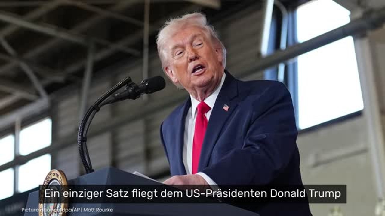 Donald Trump: Unerwartetes Geständnis fliegt dem US-Präsidenten komplett um die Ohren