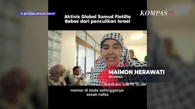 Begini Kesaksian WNI Relawan Flotilla, Ngaku Dipukul hingga Disetrum Pasukan Israel