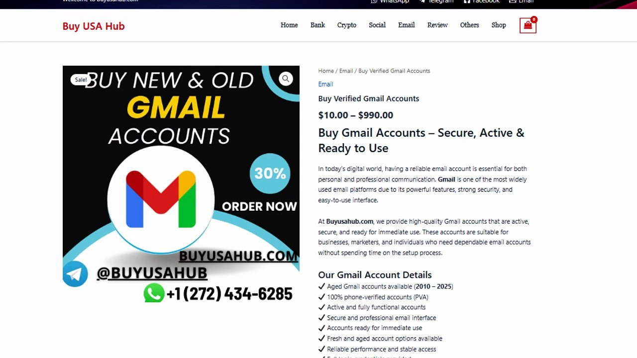 Buy Verified Gmail Accounts Now – Cheap & Ready To Use