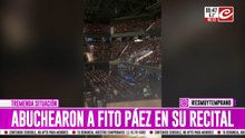 Fito Páez fue abucheado y silbado en pleno show... ¿qué fue lo qué pasó?