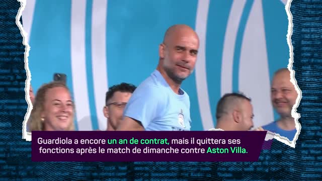 Manchester City - Guardiola annonce son départ