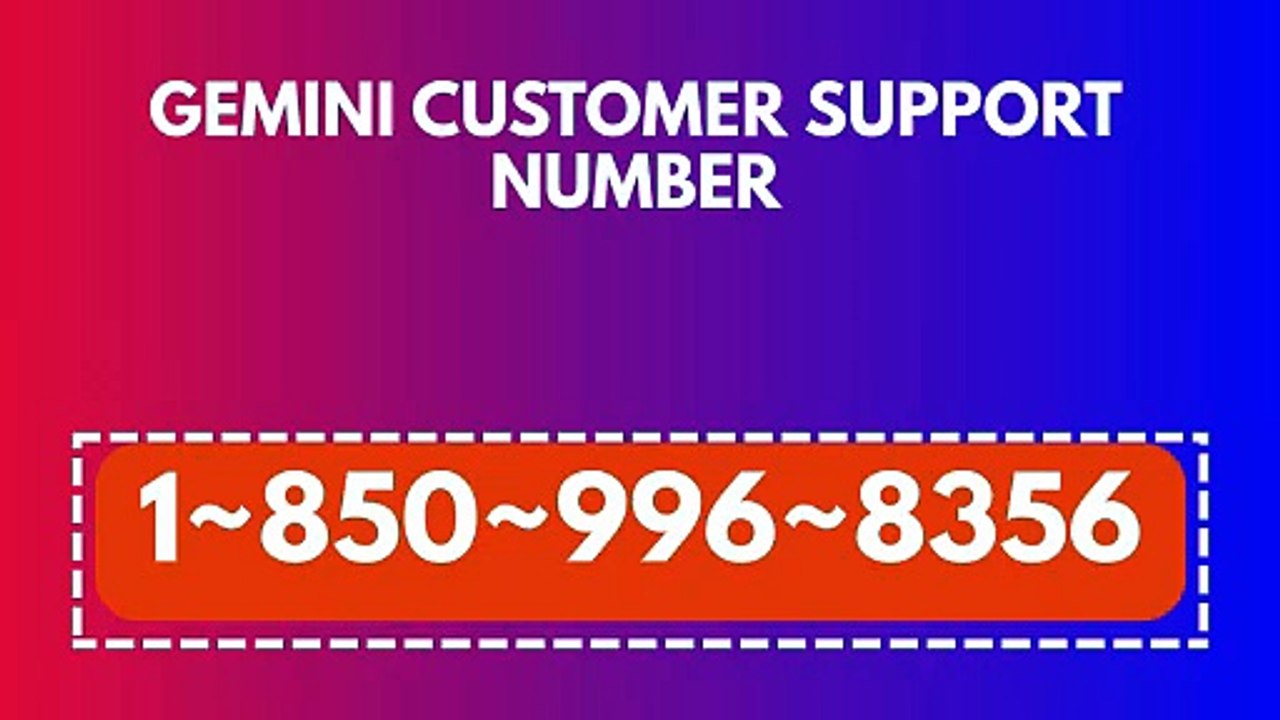 【*ONE-2-THREE*】≋{{CoMpLeTe%List}} of Official Gemini CuStomer SeRvIcE™️Wallet Support Numbers ≋ ≋