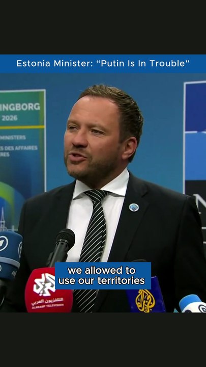Estonia Foreign Minister Says Putin “Is In Trouble” Over Ukraine Strikes
