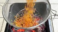 Popcorn over fire hits different 🍿🔥