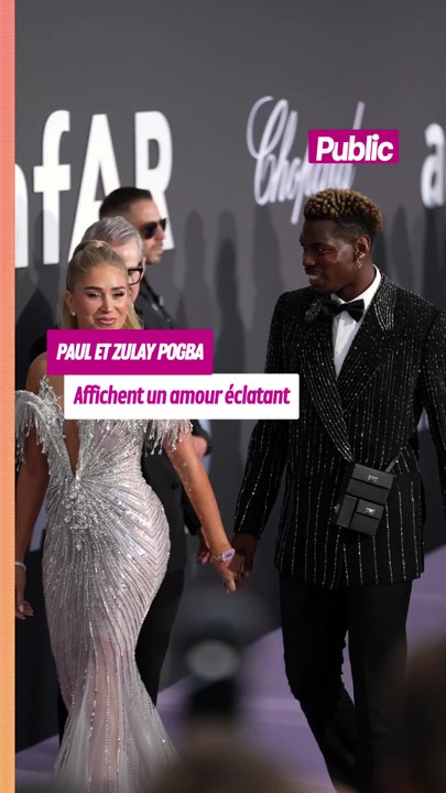 Paul Pogba et Zulay Pogba : ultra complices et rayonnants à l’AmfAR