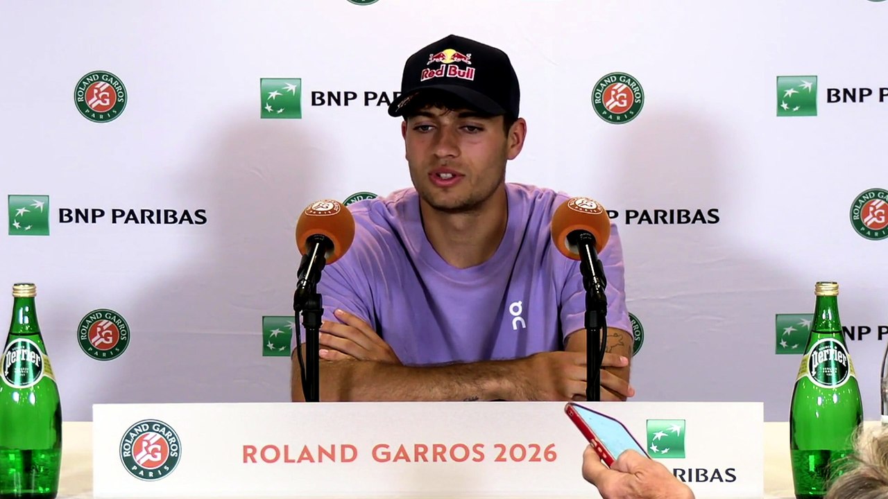 Roland-Garros 2026 - Flavio Cobolli avant de débuter son Roland-Garros
