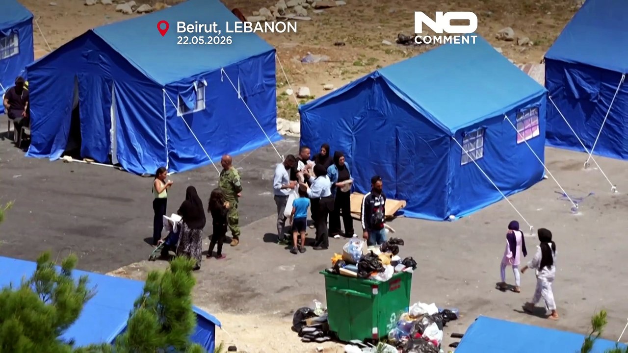 Libanon eröffnet Zeltlager am Beiruter Meer, eine Million durch israelische Angriffe vertrieben