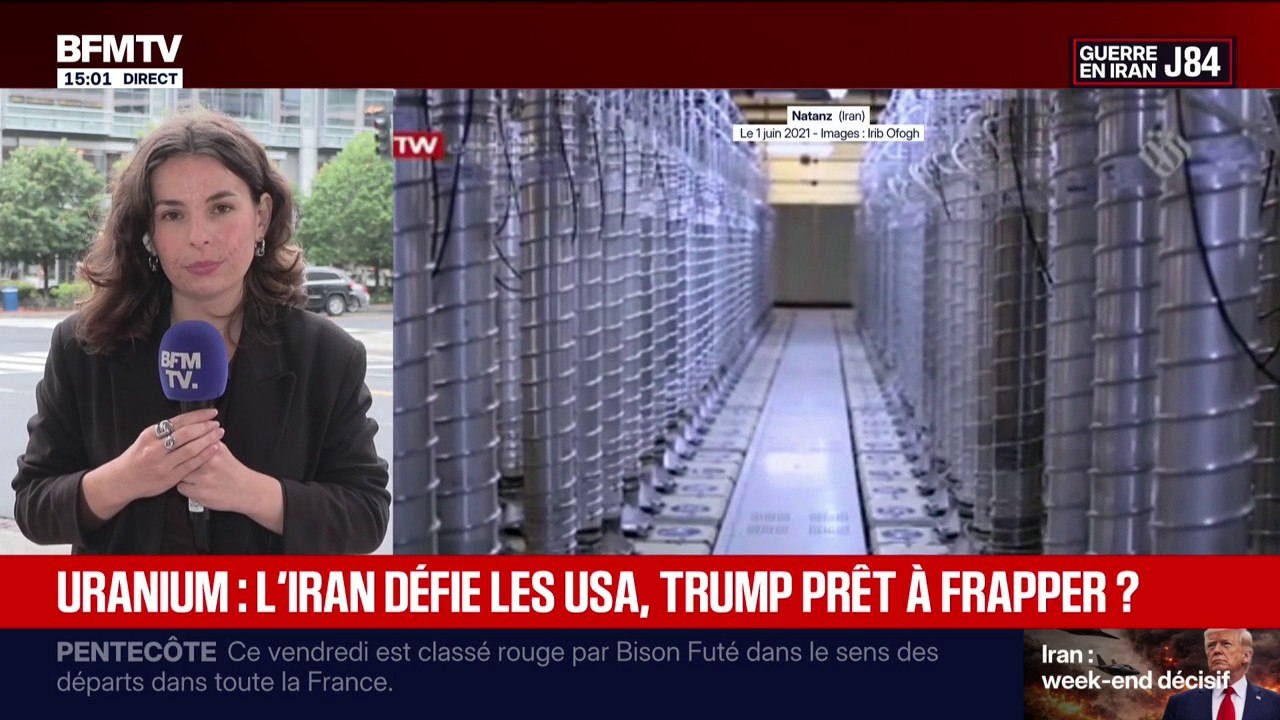 Guerre au Moyen-Orient: Donald Trump a annoncé vouloir s'emparer du stock d'uranium hautement enrichi de l'Iran
