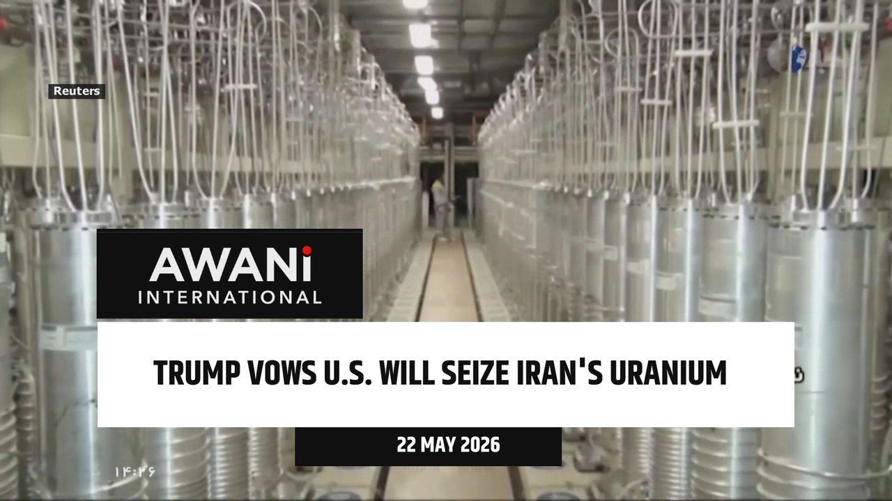 Trump vows U.S. will seize Iran's uranium
