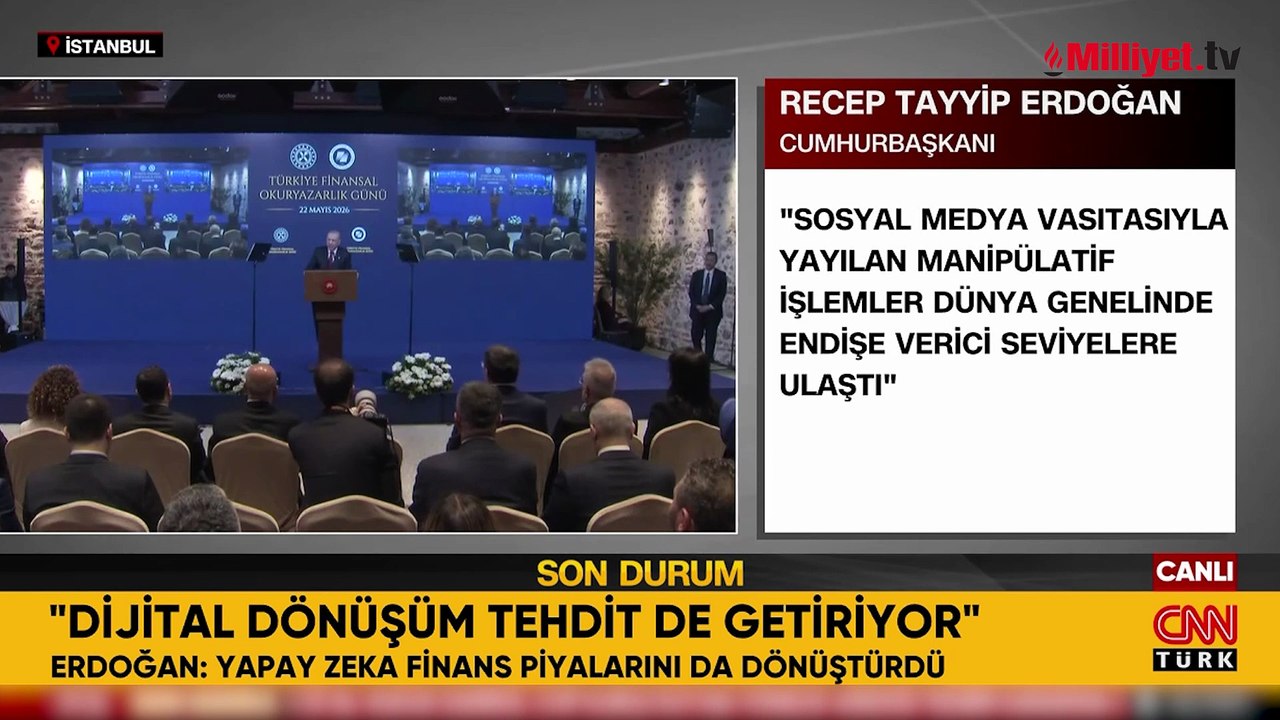 Cumhurbaşkanı Erdoğan: İstanbul'u küresel bir finans merkezi yapmak istiyoruz