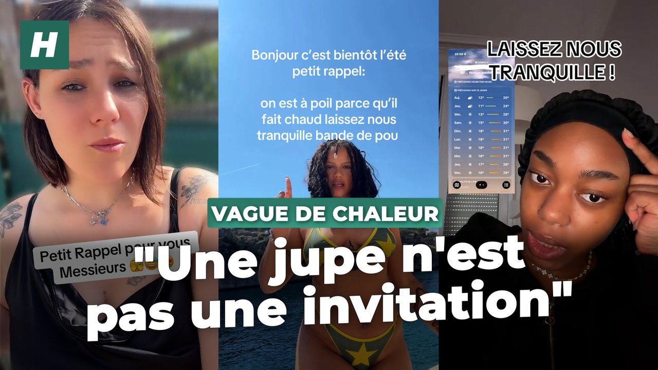 Avant la vague de chaleur en France, ces femmes ont un message pour les hommes