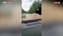 Bodrum'da içme suyu isale hattı patladı