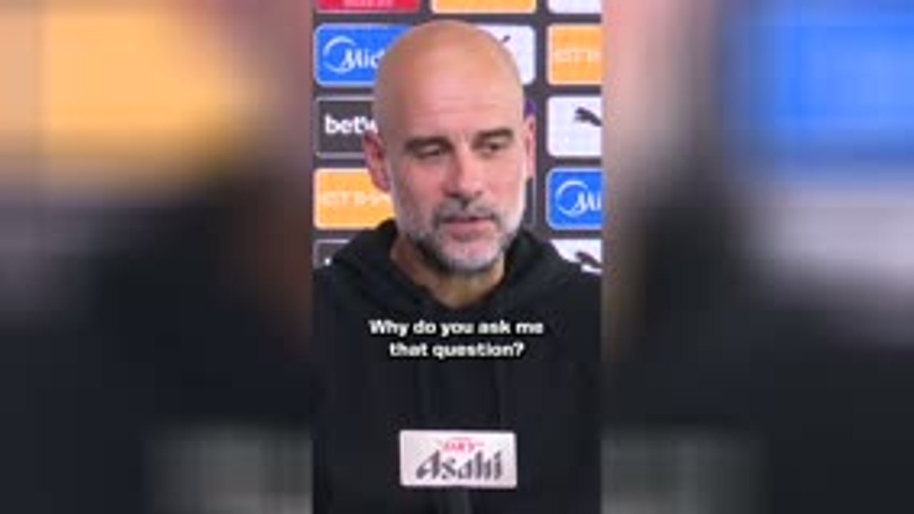 Guardiola put off by question over a potential Man City return