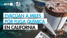 Ordenan la evacuación de miles de personas por una fuga en un tanque químico en California