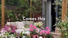 Winter to Spring Garden Transformation