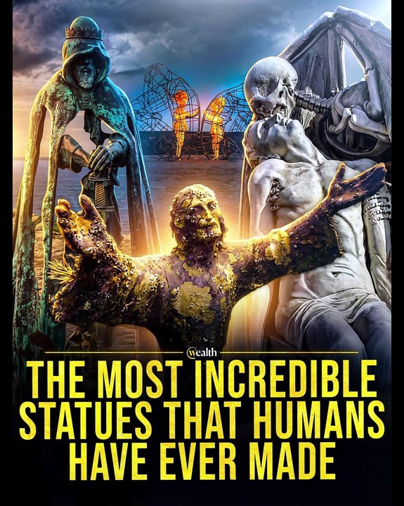 These Giant Statues Will Blow Your Mind 😱🗿 #shorts #Statues #Architecture #History #Travel #Engineering #Amazing #World #Facts #DidYouKnow #Trending #Monuments