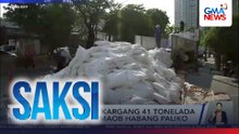 Truck na may kargang 41 tonelada ng harina, tumaob habang paliko | Saksi