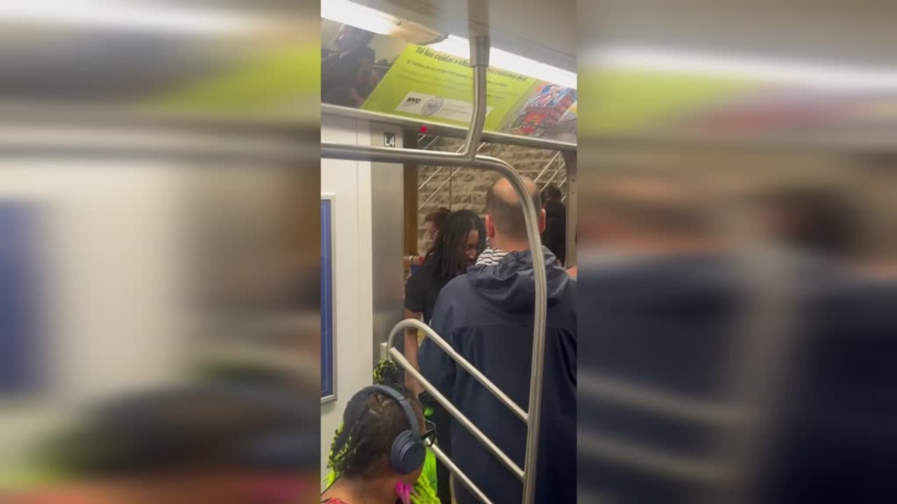 Flash Flood Turns Nyc Subway Station Stairs Into Waterfall