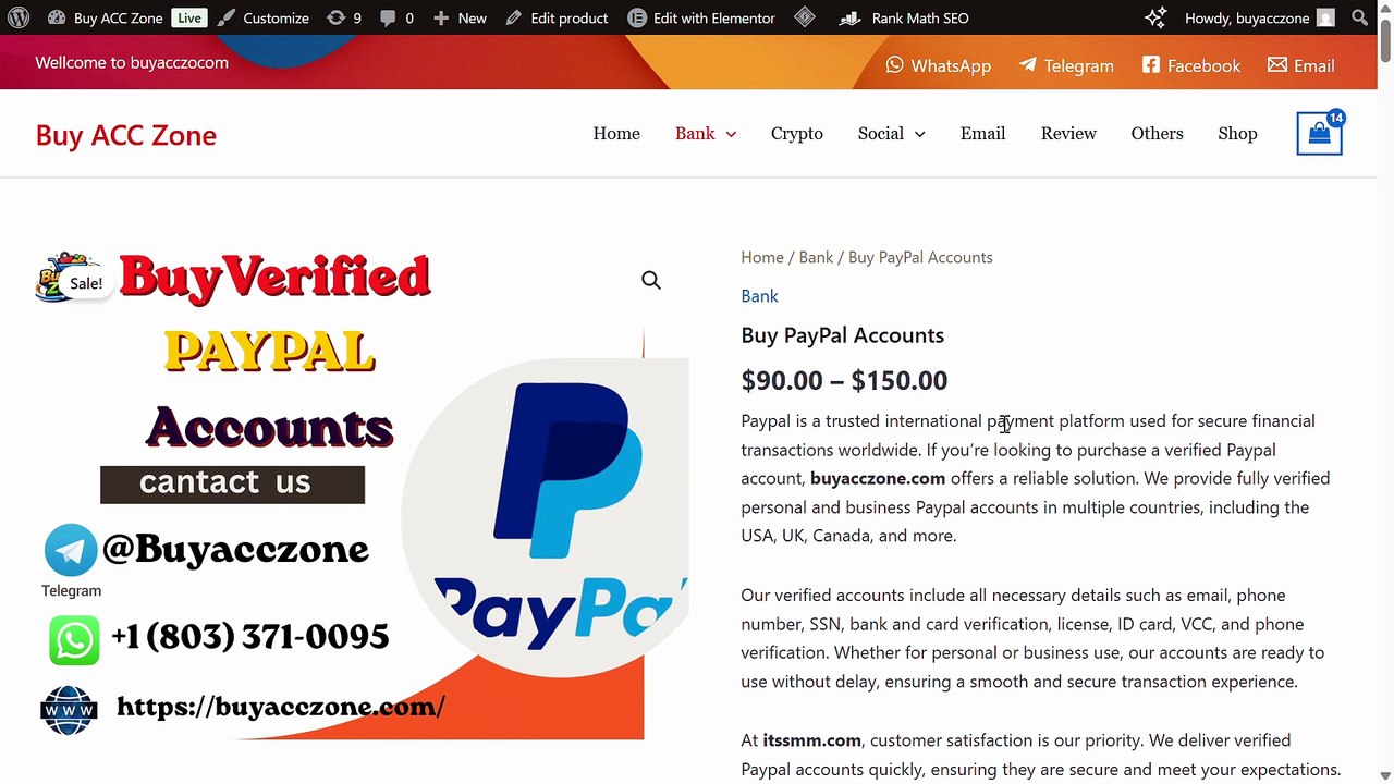 Top 9.3 Best Way To Purchase Verified PayPal Accounts- Personal & Business | PayPal Account For Sale
