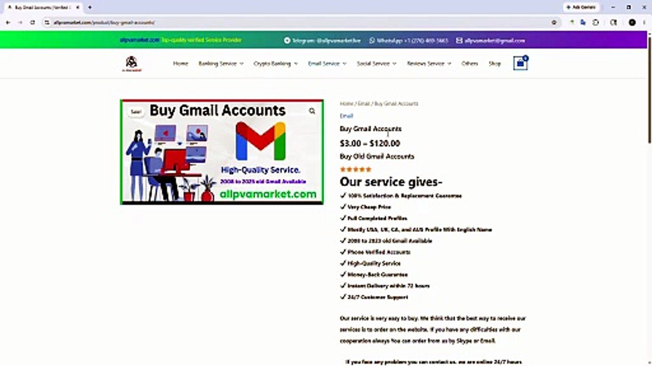 A Ultimate Guide to Buying Old Gmail Account in this Year