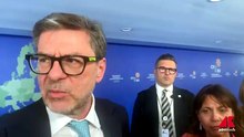 Energia, Giorgetti: "Italia chiede spazio fiscale in linea con richieste Ue"