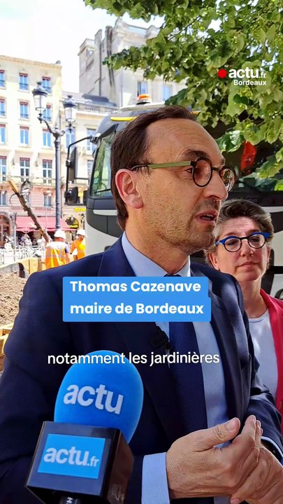 Thomas Cazenave fait démonter des aménagements aux allées de Tourny à Bordeaux