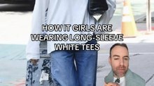How 'It Girls' Are Styling Long-Sleeve White Tees