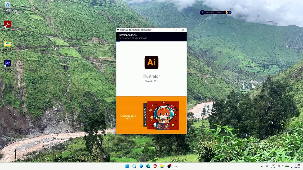 Instalar Adobe Illustrator 2026