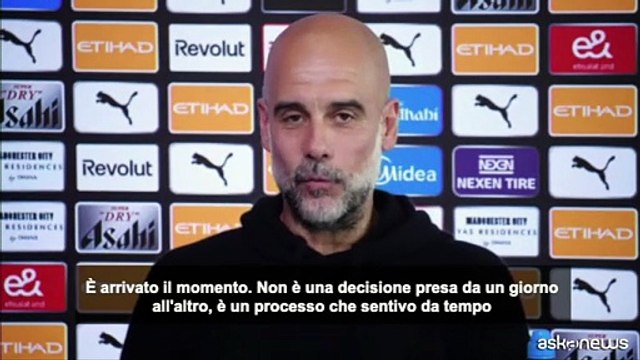 Guardiola annuncia l'addio al City: sono stati 10 anni incredibili