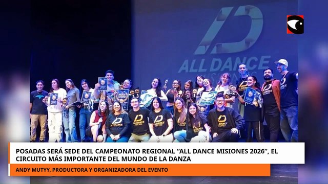 Posadas será sede del campeonato regional All Dance Misiones 2026