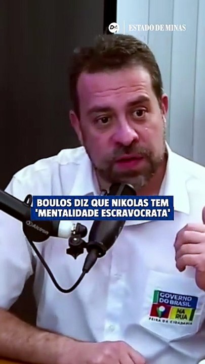 Boulos diz que proposta de Nikolas tem ‘mentalidade escravocrata’