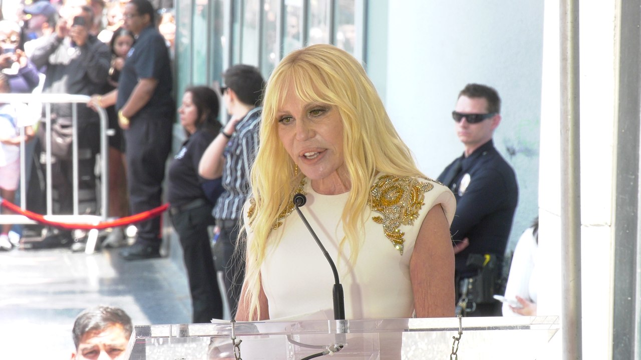 Donatella Versace's speech at Miley Cyrus's Hollywood Walk of Fame star ceremony