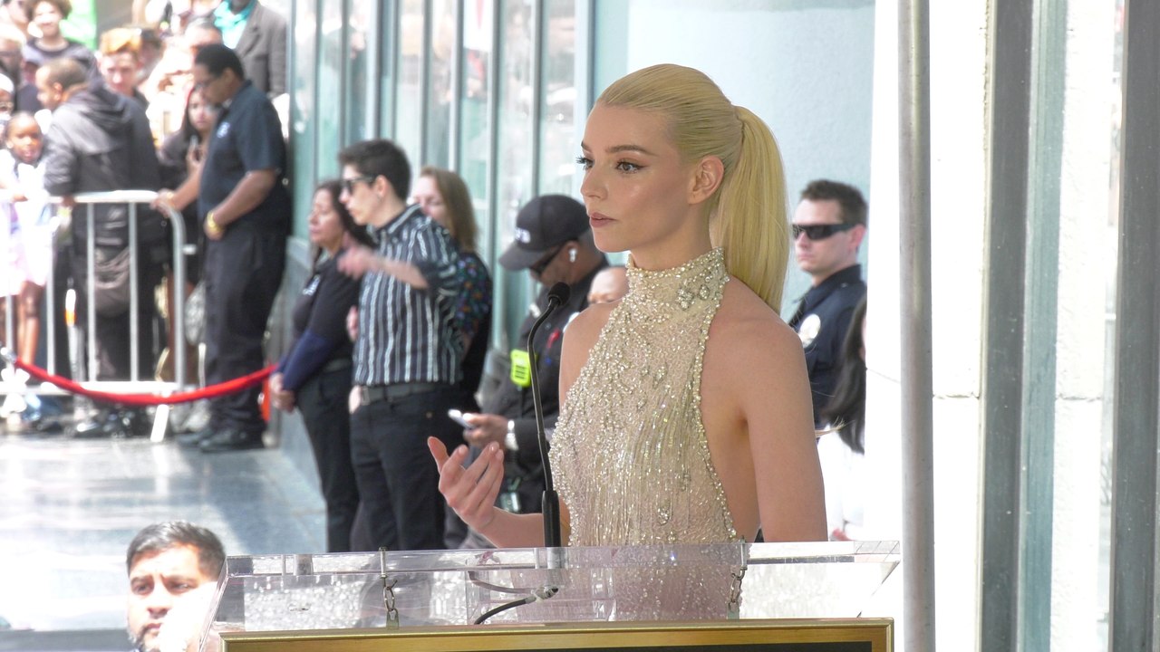 Anya Taylor-Joy's speech at Miley Cyrus's Hollywood Walk of Fame star ceremony