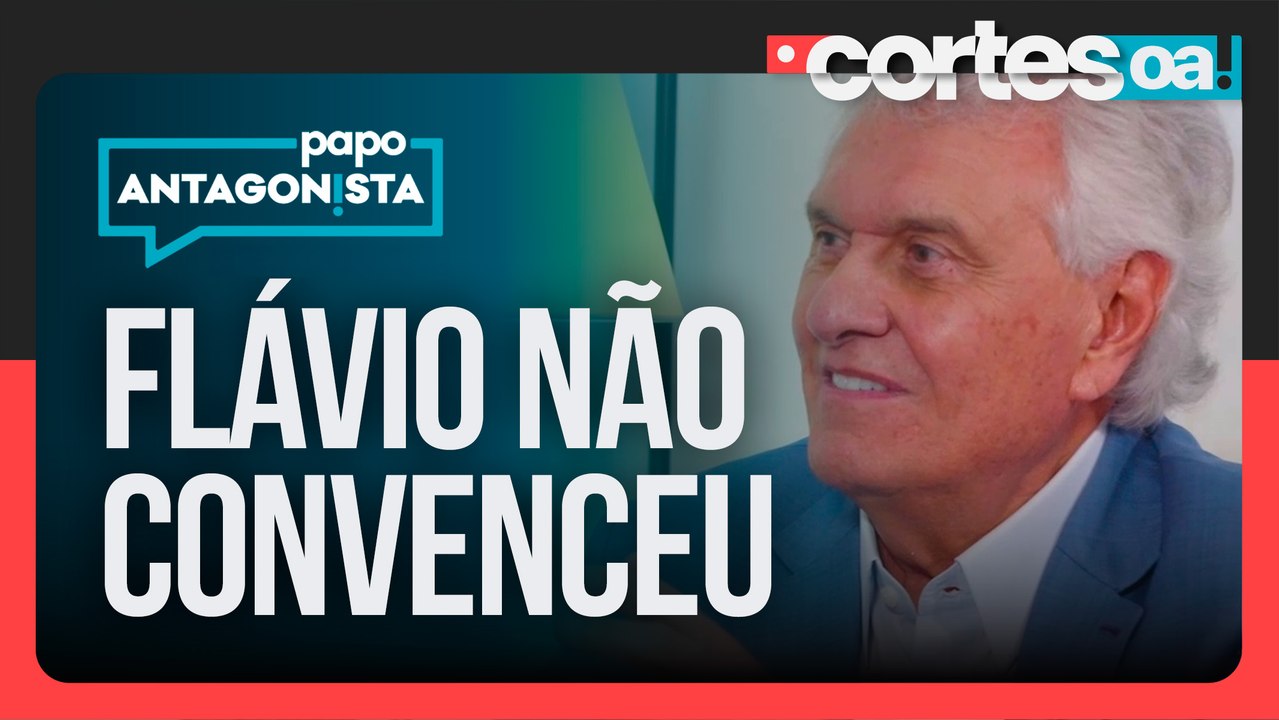 Caiado afirma que explicações de Flávio sobre Banco Master não convenceram a população