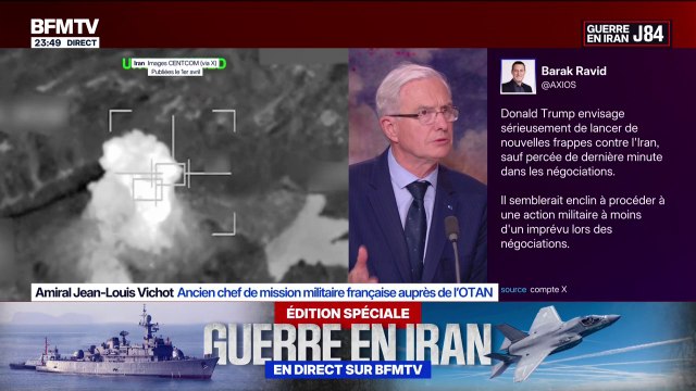 Guerre au Moyen-Orient: “Les Iraniens sont dans une panade économique épouvantable“, affirme l’Amiral Jean-Louis Vichot