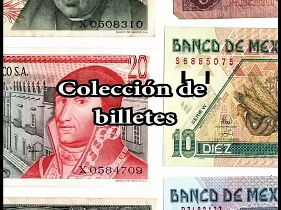 COLECCIÓN DE BILLETES [ MEXICANOS ] #videoviral #oro #gold #monedas