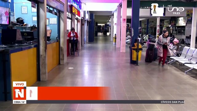 BAJA AFLUENCIA DE PASAJEROS POR BLOQUEOS