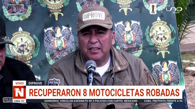 MOTOCICLETAS ROBADAS CBBA