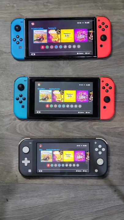 Farming Simulator 26 - Switch Lite vs Standard vs Oled | Speed Test Comparison #shors