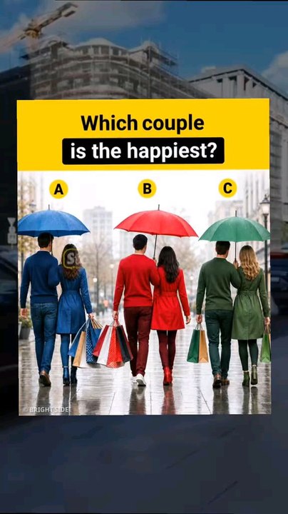 Which couple is the happiest 😉?