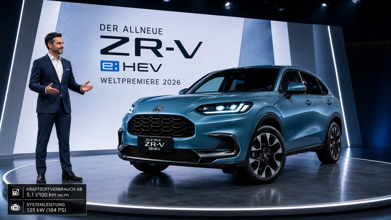 All-New 2026 Honda ZR-V e:HEV – Hondas neuer Hybrid-SUV